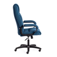 Кресло BERGAMO (22) флок синий 32 / пластик чёрный - Изображение 4